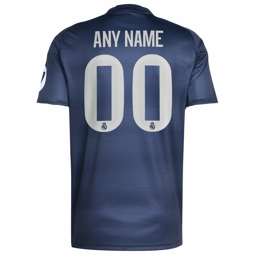 Real Madrid 2025/26 Away Replica Custom Jersey - Blue discount