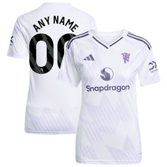 Manchester United Women's 2025/26 Away Replica Custom Jersey - White online