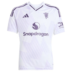 Manchester United Youth 2025/26 Away Replica Custom Jersey - White outlet