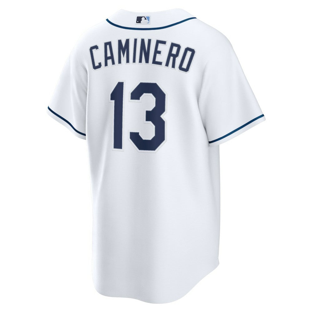 Junior Caminero Tampa Bay Rays Youth Home Replica Jersey White