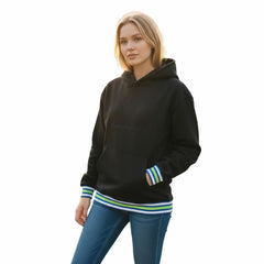 Minnesota Timberwolves The Wild Collective Unisex Custom Rib Tonal Premium Hoodie - Black on sale