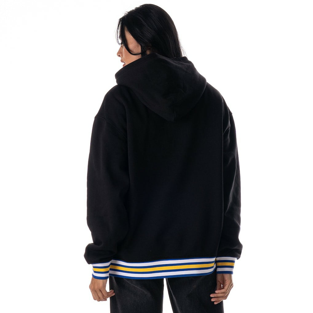 Golden State Warriors The Wild Collective Unisex Custom Rib Tonal Premium Hoodie sale - Black outlet