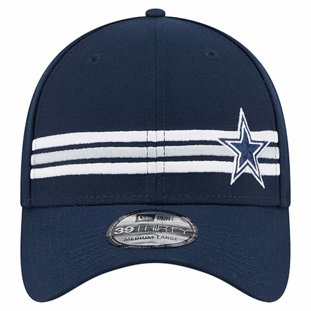 Dallas Cowboys New Era Stripes 39THIRTY Flex Hat - Navy sale