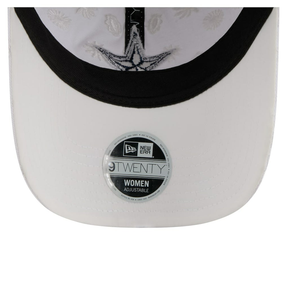 Dallas Cowboys New Era Women's Floral 9TWENTY Adjustable Hat - White discount