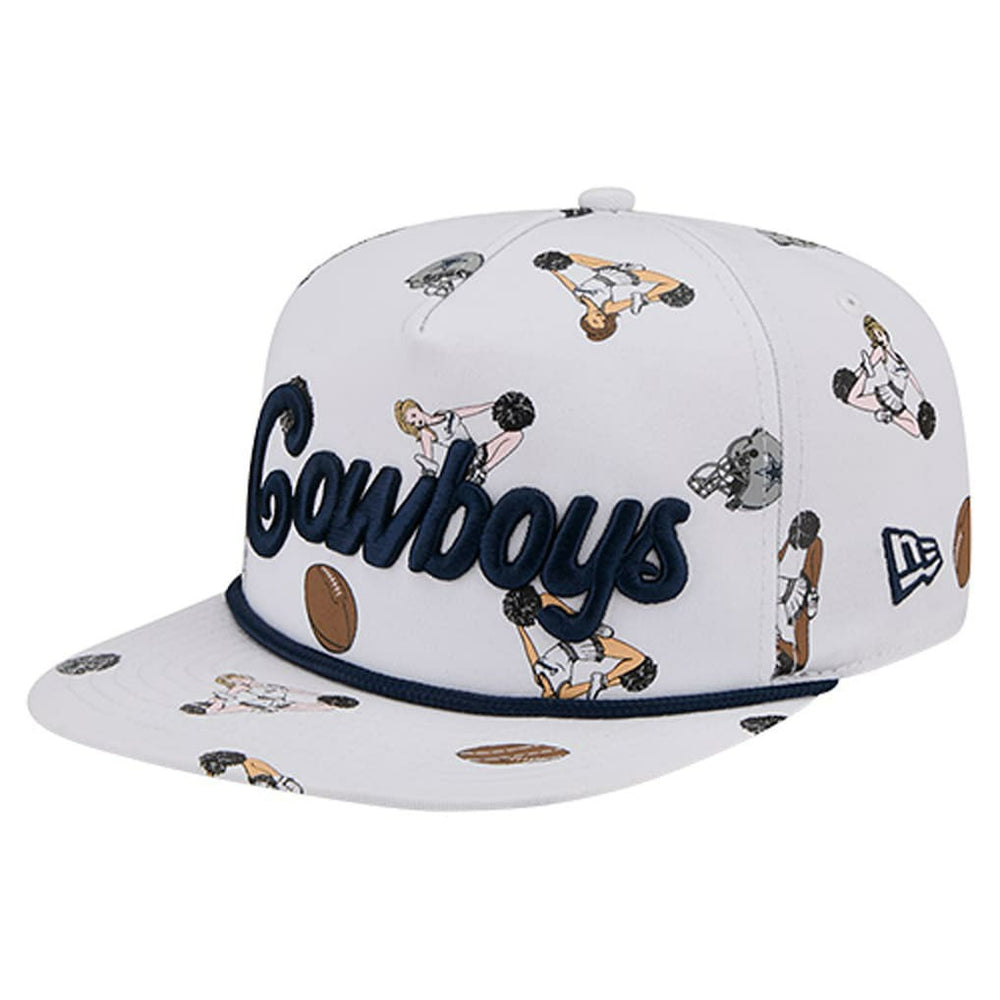 Dallas Cowboys New Era Team Cheer 19TWENTY Snapback Hat - White for sale