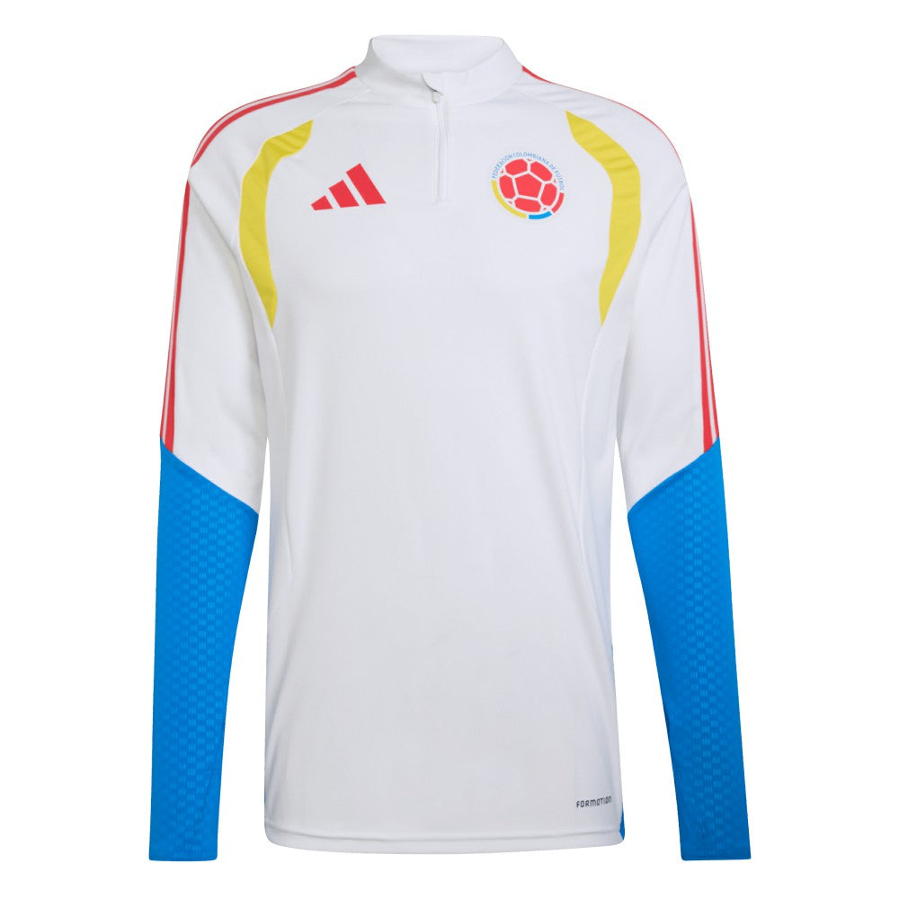Colombia National Team FIFA x World Cup 2026 Tiro Quarter-Zip Training Top - White cheap