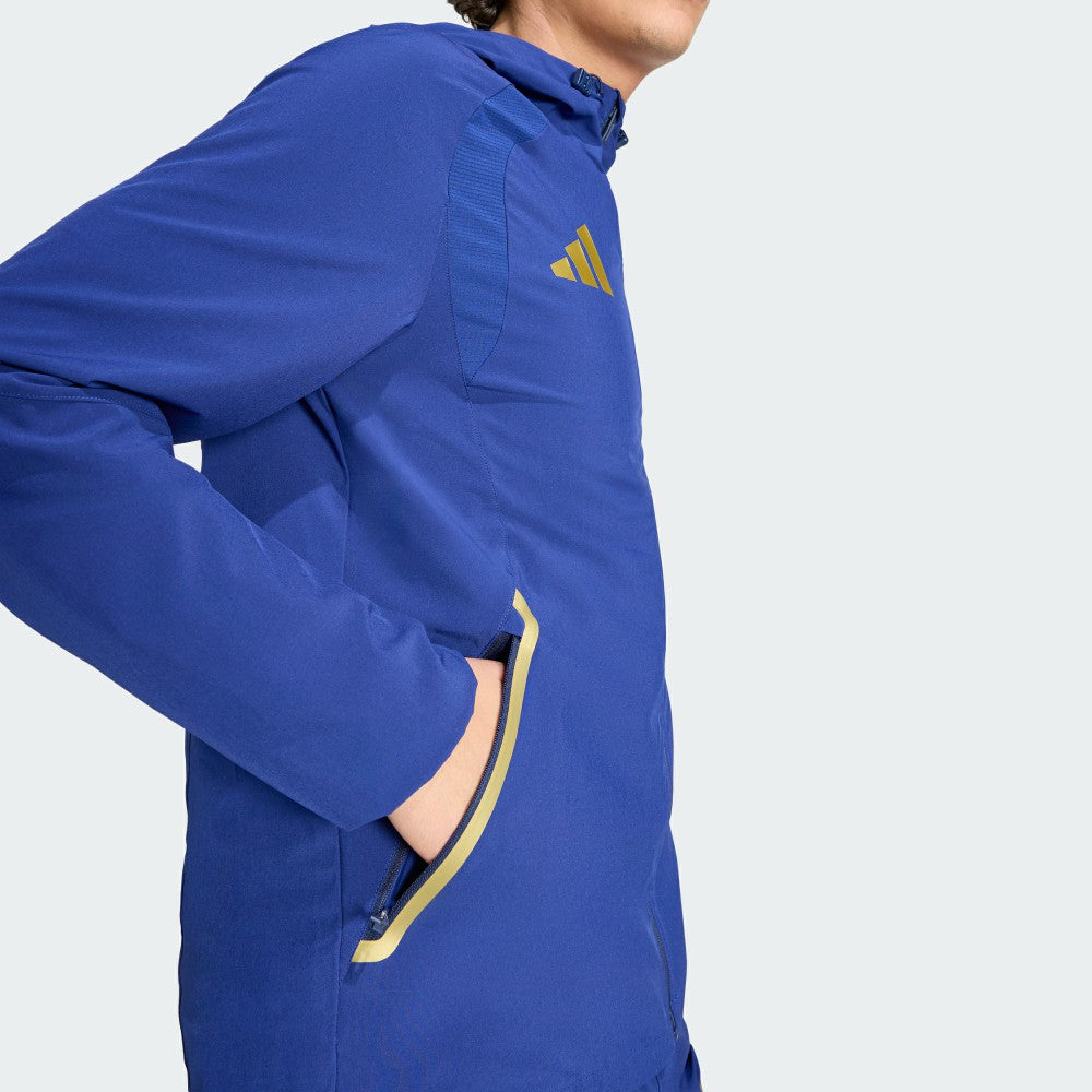Italy National Team FIFA x World Cup 2026 Full-Zip Travel Windbreaker Jacket - Blue on sale