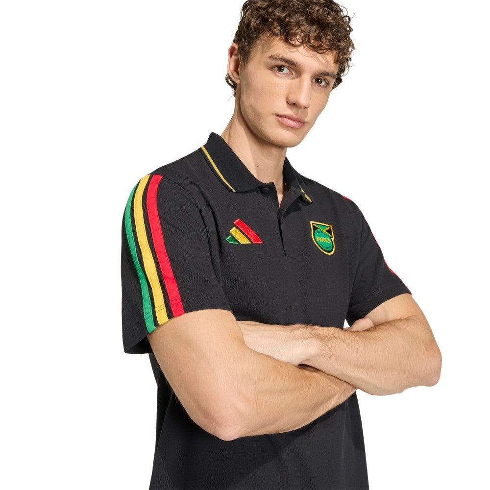 Jamaica National Team Alphaskin Polo - Black discount