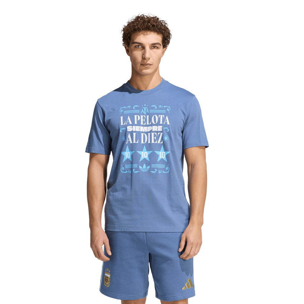 Argentina National Team FIFA x World Cup 2022 Winners Amply T-Shirt - Blue shop