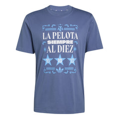 Argentina National Team FIFA x World Cup 2022 Winners Amply T-Shirt - Blue shop