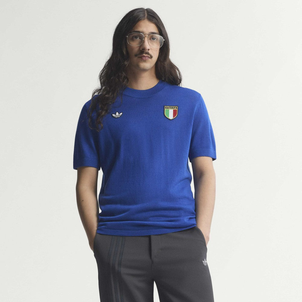 Italy National Team 1970s Fashion Jersey - Blue outlet