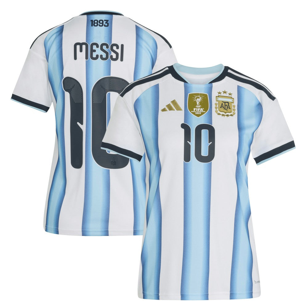 Lionel Messi Argentina National Team Women's FIFA x World Cup 2026 Home Replica Jersey - White for sale