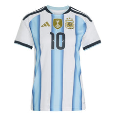 Lionel Messi Argentina National Team Women's FIFA x World Cup 2026 Home Replica Jersey - White for sale