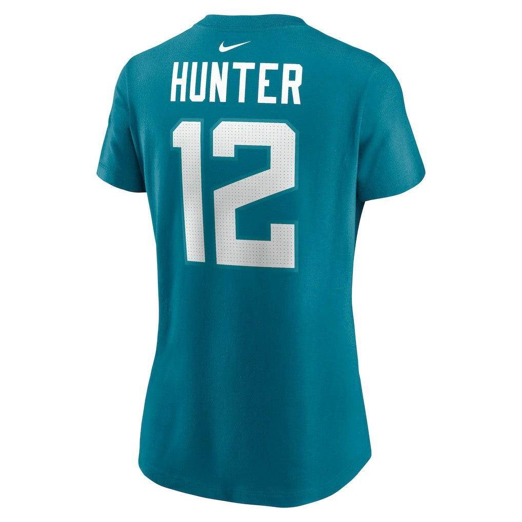 Travis Hunter Jacksonville Jaguars Women's Name & Number T-Shirt - Teal sale