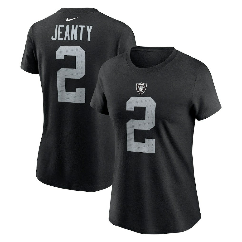Ashton Jeanty Las Vegas Raiders Women's Name & Number T-Shirt - Black sale