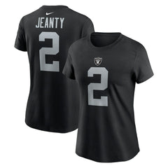 Ashton Jeanty Las Vegas Raiders Women's Name & Number T-Shirt - Black sale