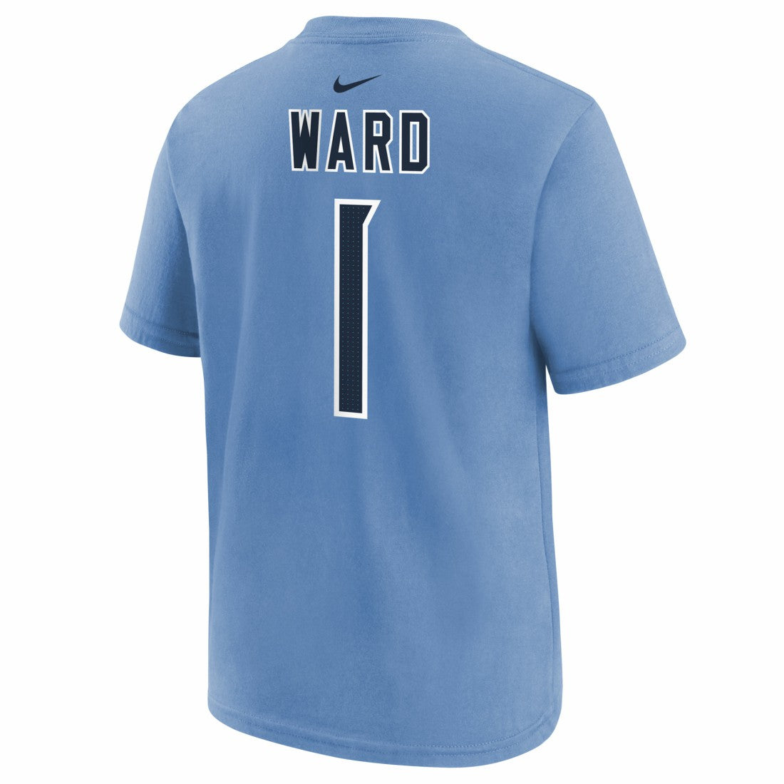 Cam Ward Tennessee Titans Youth 2025 NFL Draft First Round Pick Name & Number T-Shirt - Navy discount