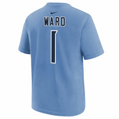 Cam Ward Tennessee Titans Youth 2025 NFL Draft First Round Pick Name & Number T-Shirt - Navy discount