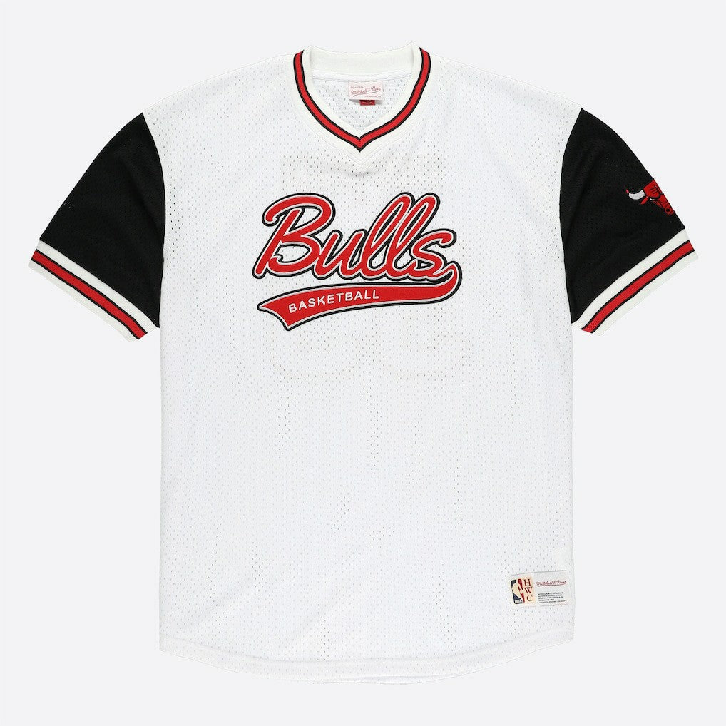 Scottie Pippen Chicago Bulls Player Mesh V-Neck Shirt sale - White online