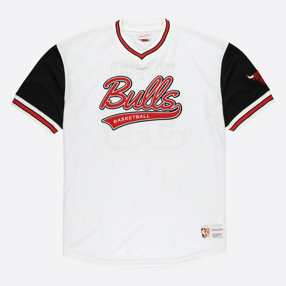 Scottie Pippen Chicago Bulls Player Mesh V-Neck Shirt sale - White online