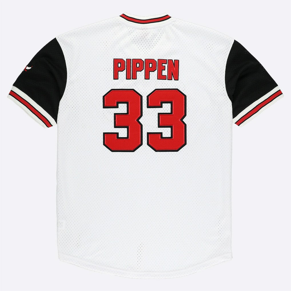 Scottie Pippen Chicago Bulls Player Mesh V-Neck Shirt sale - White online