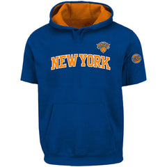 Jalen Brunson New York Knicks Big & Tall Short Sleeve Hoodie - Blue outlet