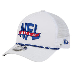 Buffalo Bills New Era NFL 9FORTY A-Frame M-Crown Adjustable Trucker Hat - White on sale