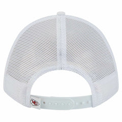 Kansas City Chiefs New Era NFL 9FORTY A-Frame M-Crown Adjustable Trucker Hat - White discount
