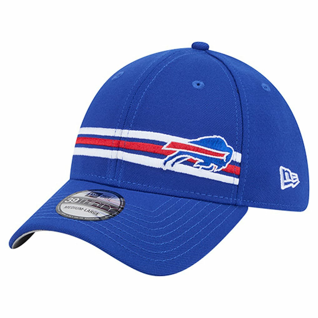 Buffalo Bills New Era Stripes 39THIRTY Flex Hat - Royal outlet