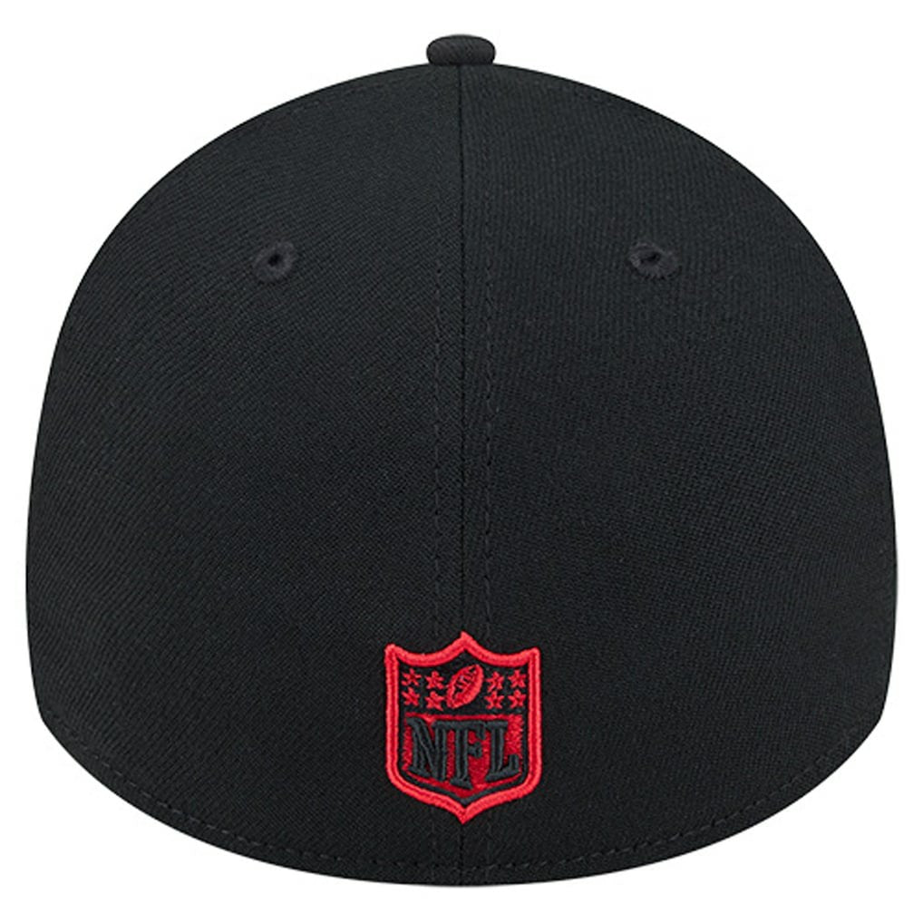 Kansas City Chiefs New Era Stripes 39THIRTY Flex Hat - Black sale