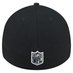 Las Vegas Raiders New Era Stripes 39THIRTY Flex Hat - Black for sale