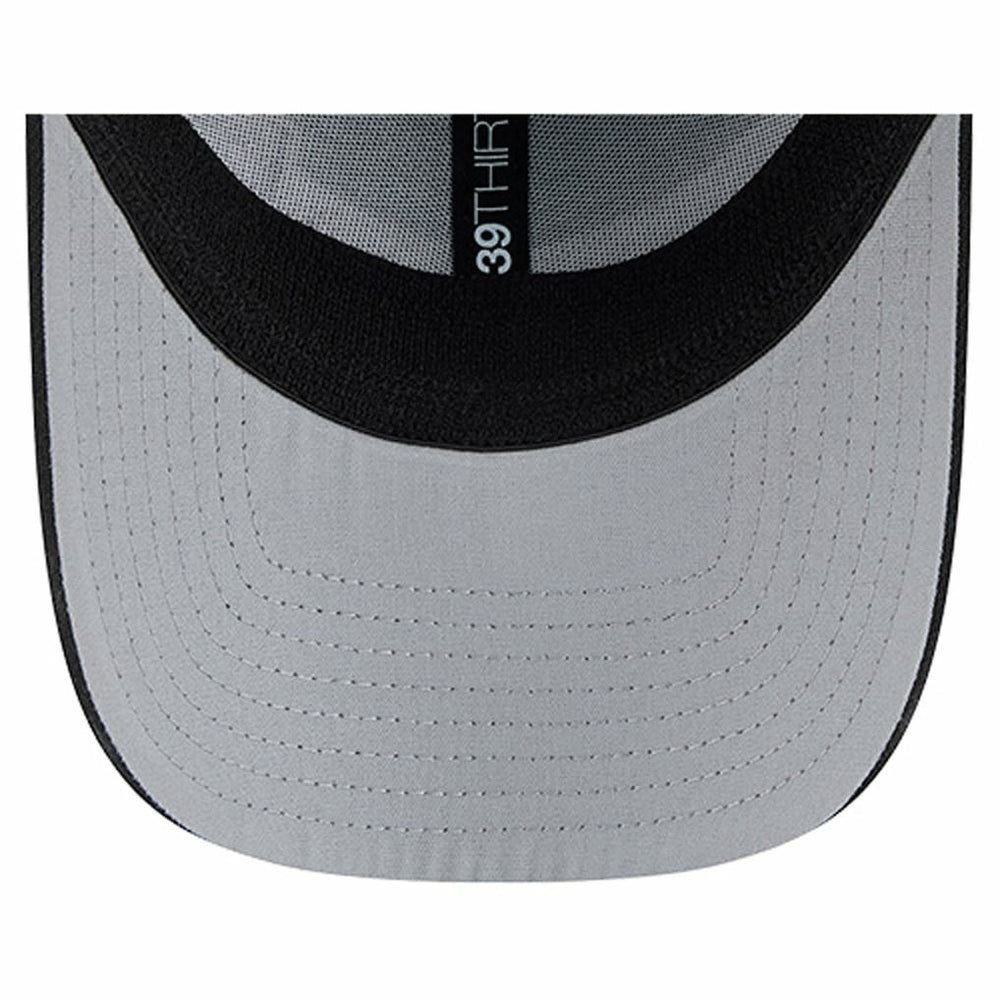 Las Vegas Raiders New Era Stripes 39THIRTY Flex Hat - Black for sale