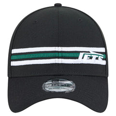 New York Jets New Era Stripes 39THIRTY Flex Hat - Black online
