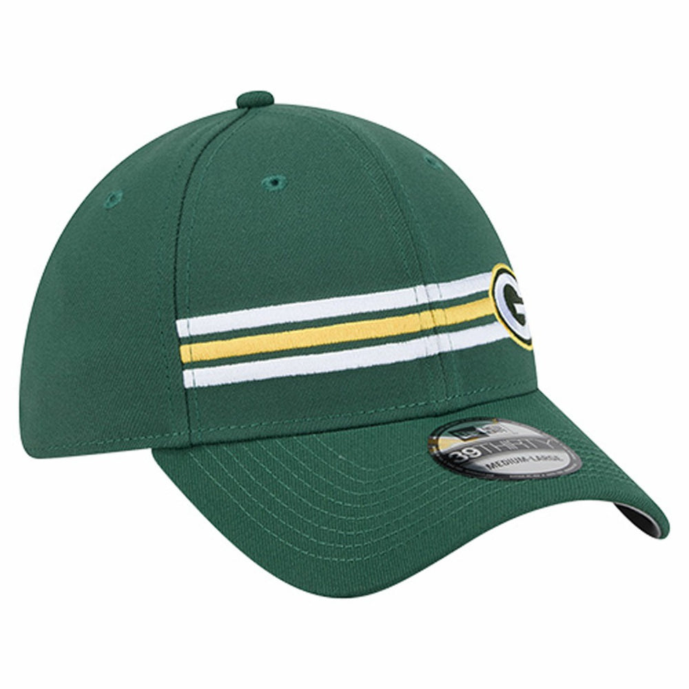 Green Bay Packers New Era Stripes 39THIRTY Flex Hat - Green sale