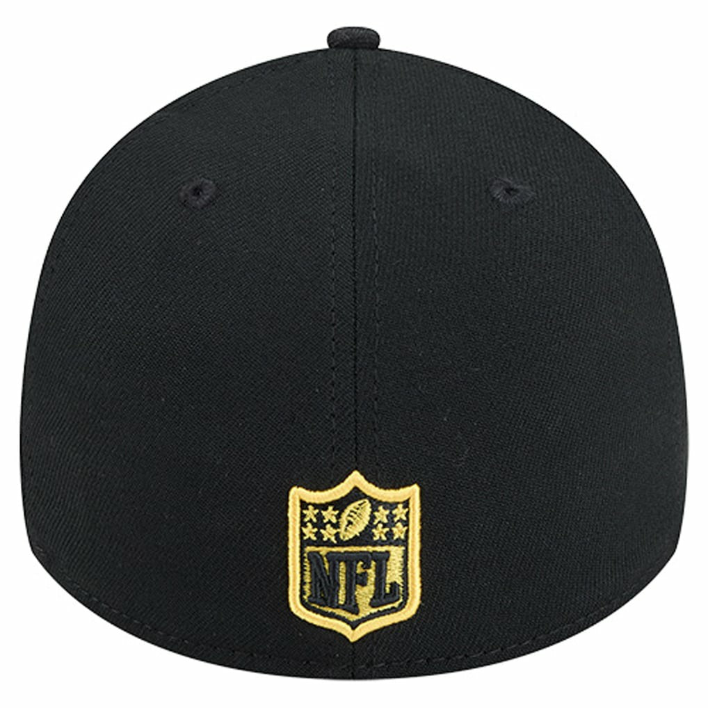 Pittsburgh Steelers New Era Stripes 39THIRTY Flex Hat - Black sale