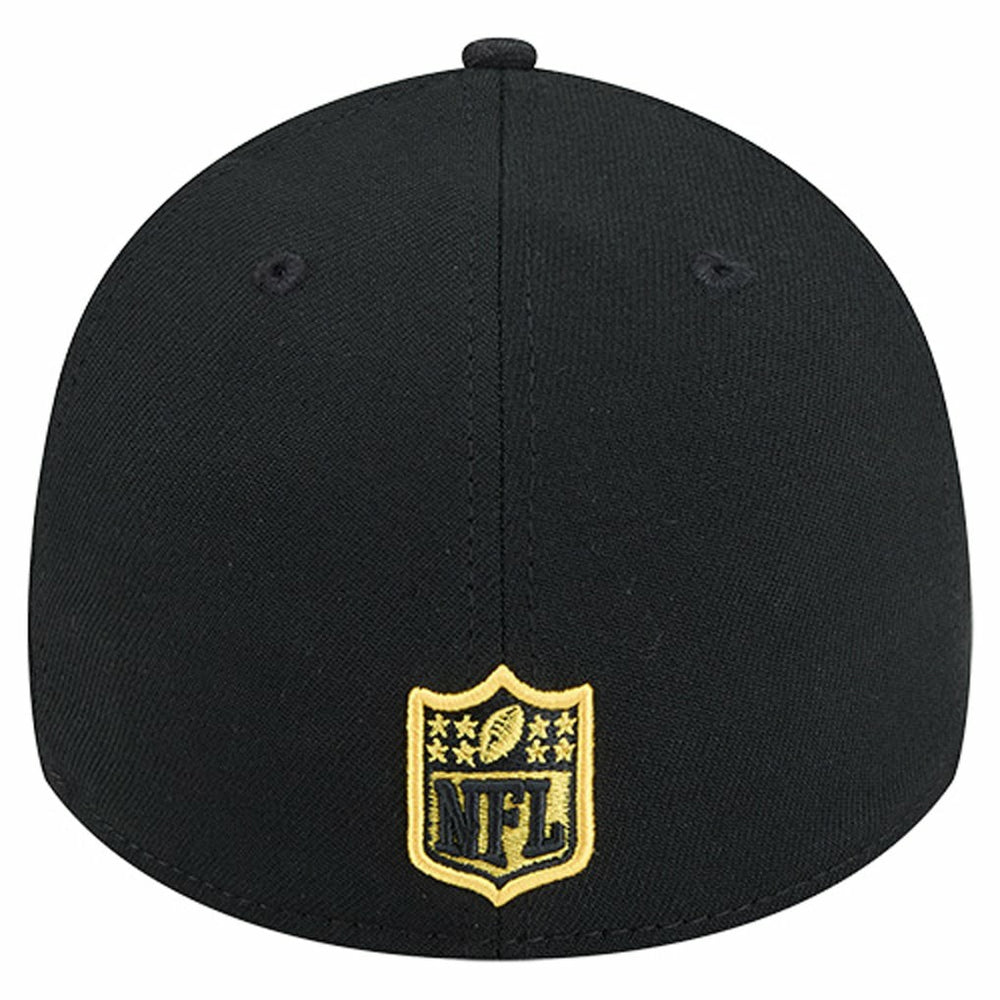 Pittsburgh Steelers New Era Stripes 39THIRTY Flex Hat - Black sale