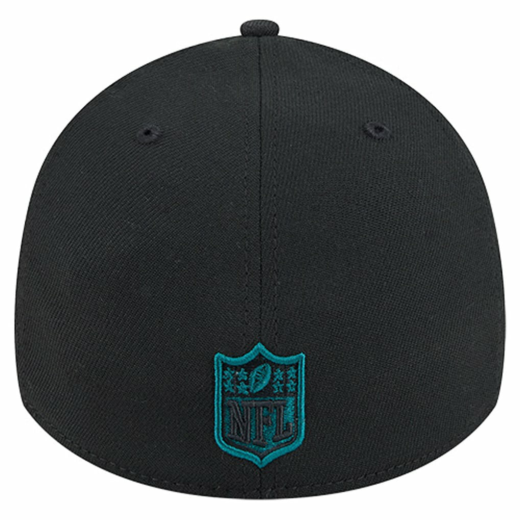 Philadelphia Eagles New Era Stripes 39THIRTY Flex Hat - Black on sale