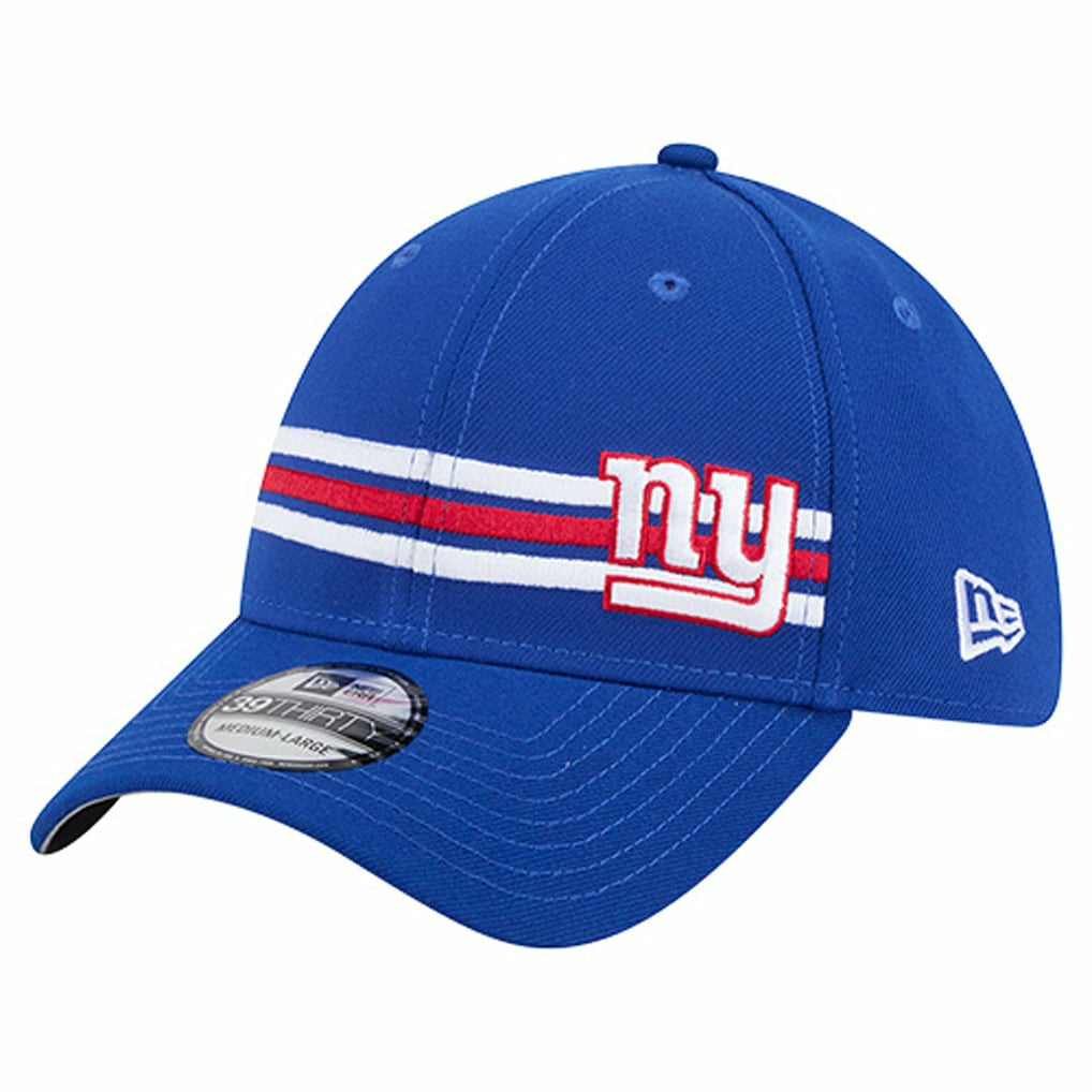 New York Giants New Era Stripes 39THIRTY Flex Hat - Royal discount