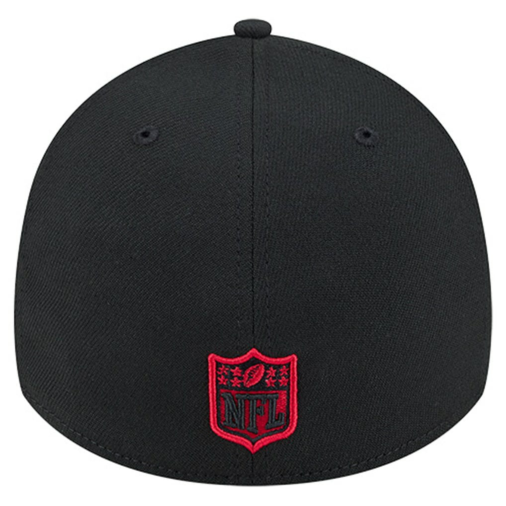 San Francisco 49ers New Era Stripes 39THIRTY Flex Hat - Black sale