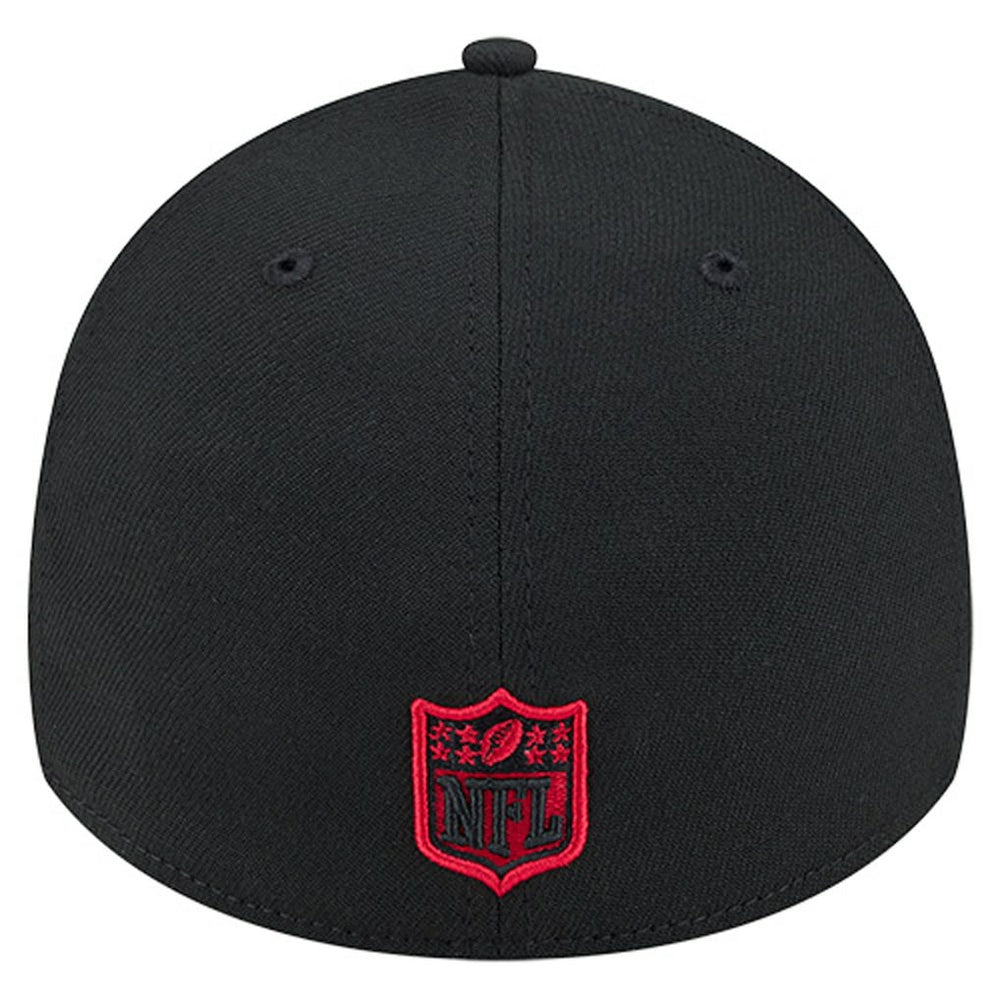 San Francisco 49ers New Era Stripes 39THIRTY Flex Hat - Black sale