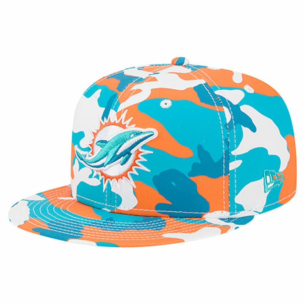 Miami Dolphins New Era 59FIFTY Fitted Hat - Orange/Aqua outlet