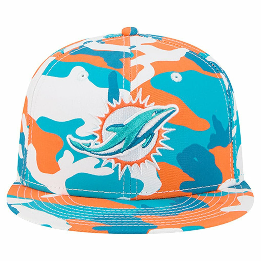 Miami Dolphins New Era 59FIFTY Fitted Hat - Orange/Aqua outlet