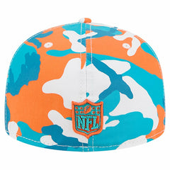 Miami Dolphins New Era 59FIFTY Fitted Hat - Orange/Aqua outlet