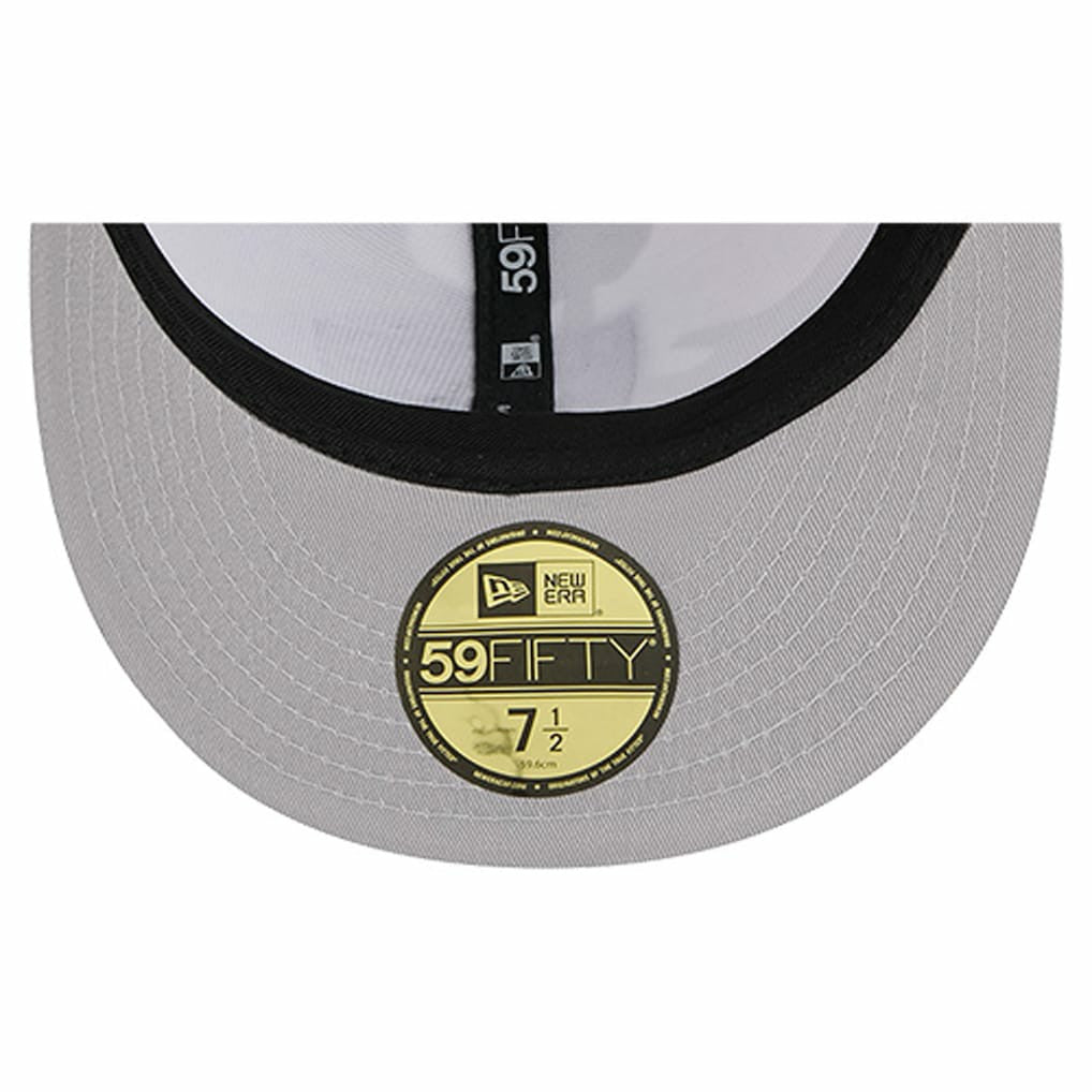 Las Vegas Raiders New Era 59FIFTY Fitted Hat - Silver/Black cheap