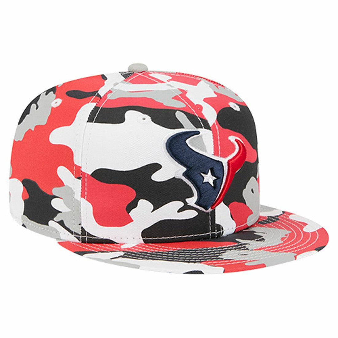 Houston Texans New Era 59FIFTY Fitted Hat - Red/Navy for sale