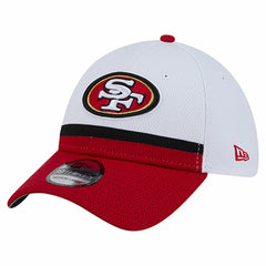 San Francisco 49ers New Era Dashmark Rays 39THIRTY Flex Hat - White/Scarlet on sale