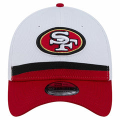 San Francisco 49ers New Era Dashmark Rays 39THIRTY Flex Hat - White/Scarlet on sale