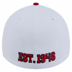 San Francisco 49ers New Era Dashmark Rays 39THIRTY Flex Hat - White/Scarlet on sale