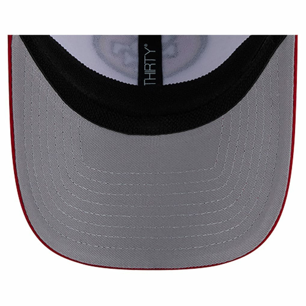 San Francisco 49ers New Era Dashmark Rays 39THIRTY Flex Hat - White/Scarlet on sale
