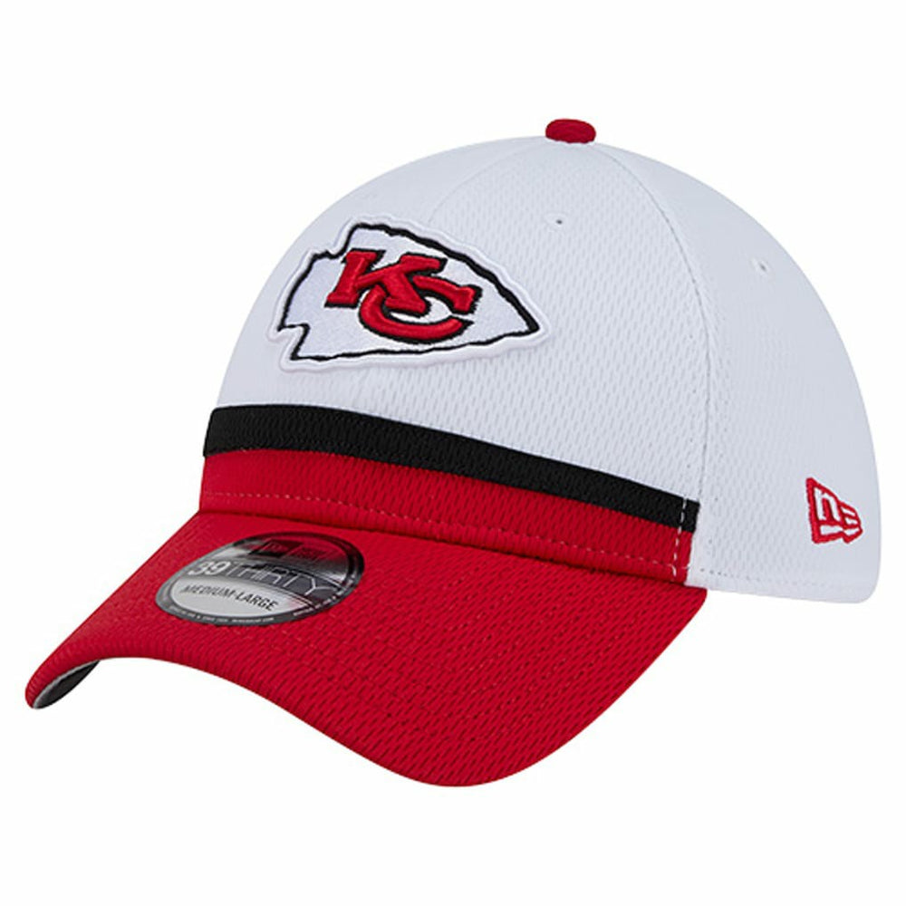 Kansas City Chiefs New Era Dashmark Rays 39THIRTY Flex Hat - White/Red sale